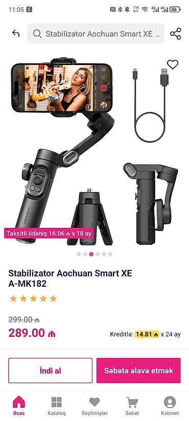8 mart sekilleri cekmek: Aochuan Smart XE (A-MK182) smartfon stabilizatoru təcili satılır - 3 — 4
