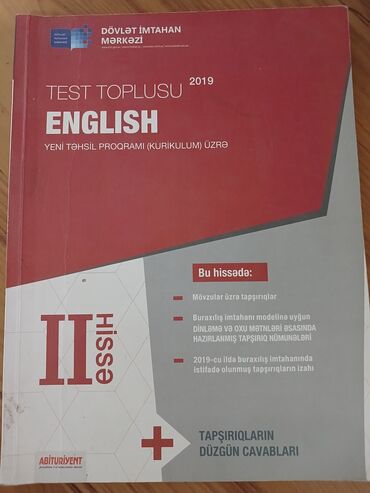 test toplusu azerbaycan dili 1 ci hisse cavablari: DİM ingilis dili test toplusu 2ci hissə 2019