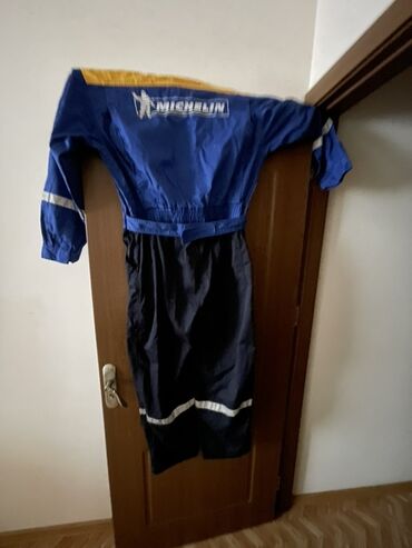 pencekler kisi: Michelin brendli iş geyimi kombinezonu - Rəng: mavi-sarı yuxarı