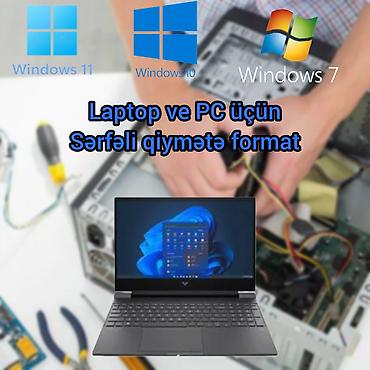 kreditle plastik qapi pencere: Laptop və PC üçün operativ sistemlərin quraşdırılması və format — 1