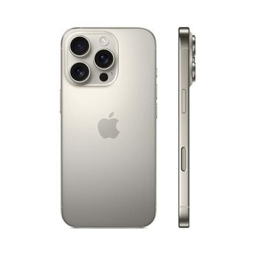 Apple iPhone: IPhone 16 Pro, Б/у, 128 ГБ, Natural Titanium, Зарядное устройство, Защитное стекло, Чехол, 100 %