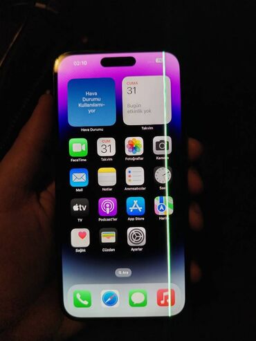 samsung not 3 ekran: IPhone 14 Pro Max, 128 GB, Black Titanium, Barmaq izi, Face ID, Simsiz şarj