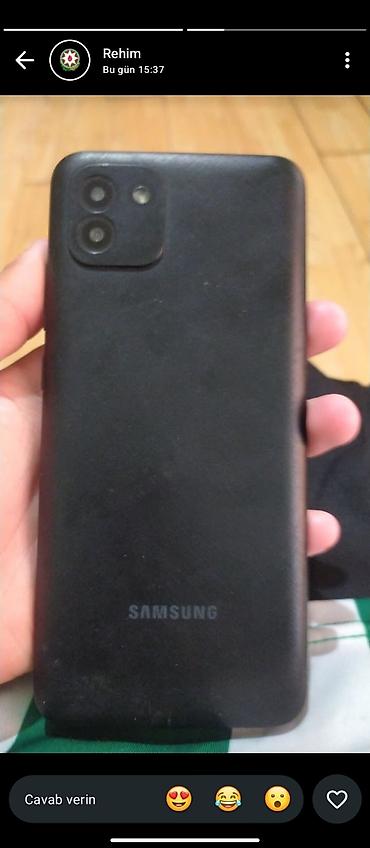 sony hdr sr5: Samsung Galaxy A03, 32 GB, rəng - Qara, Qırıq — 2