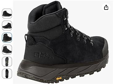 забродные ботинки: Мужские ботинки, 39.5, Jack Wolfskin, Новый, цвет - Черный, Самовывоз — 3