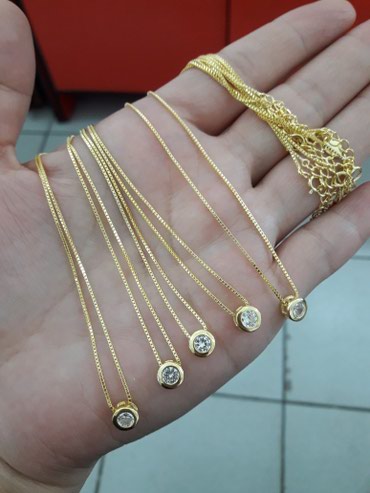 Наборы украшений: Женские цепочки из серебро напыление желтое золото пробы925 дизайн