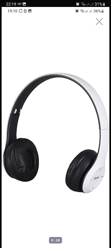 Qulaqcıqlar: P47 Wireless qulaqlıq Xüsusiyyətlər: - Simsiz bağlantı: Bluetooth — 11