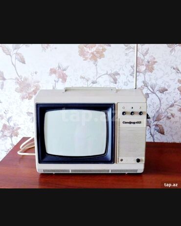 Televizor "Sapfir". SSSR dövrünün televizoru Sapfir-412. Dekor əşyası