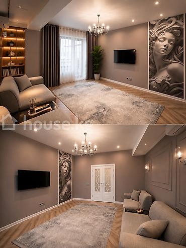 75: 2 комнаты, 75 м², Асанбай мкр Элитка, 12 этаж, Евроремонт — 10