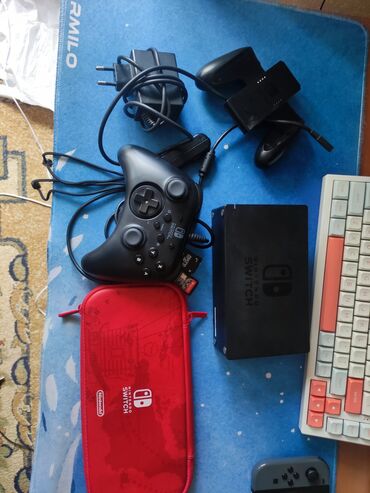 нинтендо свитч олед прошитая: Nintendo switch v1 32gb прошитый в комплекте Джойстик Чехол Док