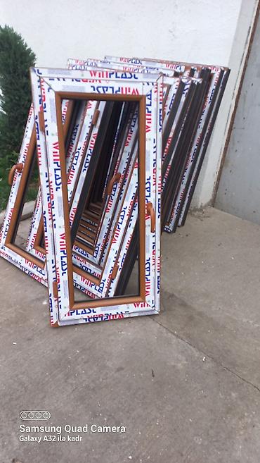 qapi pencere: RƏNGLİ Plastik Pəncərə və Qapılar 60x120 bir ədədi 99 man — 2