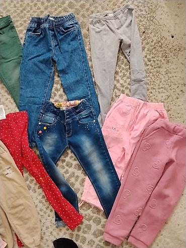 Paket dečijih pantalona/helanki za devojčice – razni modeli i boje