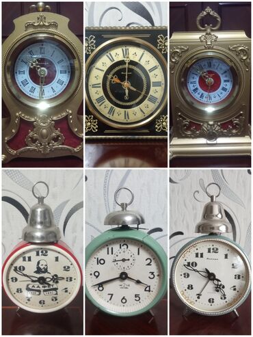 мужские спортивные часы: Продаю советские будильники, кварцевые, рабочие. Цена по 2000 сом