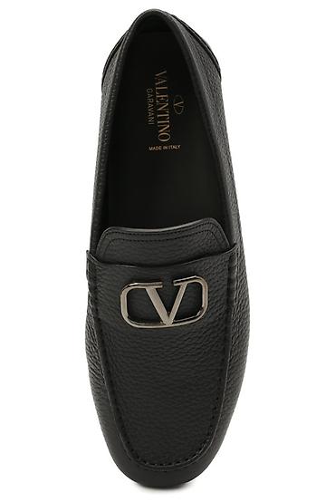 валентино кросовки: Мужские Valentino кожаные мокасины Оригинал Один выход - Материал — 4