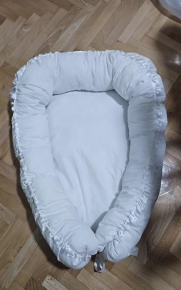 guess haljine za devojcice: Bebi gnijezdo/ležaljka – belo - Mekano i udobno gnijezdo za — 1