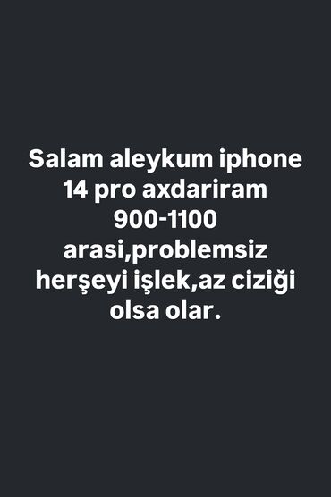 kreditlə telefonlar: IPhone 14 Pro, 128 GB, Zəmanət, Kredit, Barmaq izi