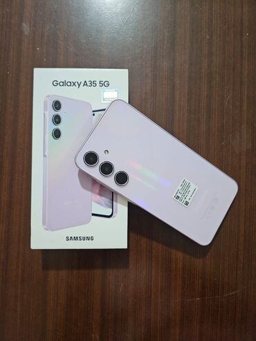 Samsung: Samsung Galaxy A35, 256 GB, rəng - Bənövşəyi