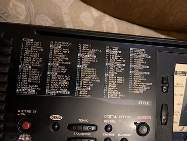 piano satisi: Yamaha PSR-530 aranjor klavye - 61 klaviş, toxunuşa həssas - Böyük — 7