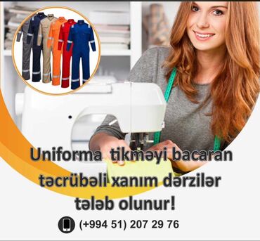 paltarlar usaq ucun: Qara Qarayev metrosunun yaxınlığında✅✅✅
Uniforma paltarlarının tikişi