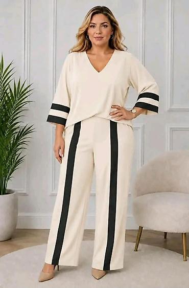✨ KOMPLET ZA PUNIJE DAME ✨ Dostupne veličine: XL, 2XL, 3XL, 4XL, 5XL