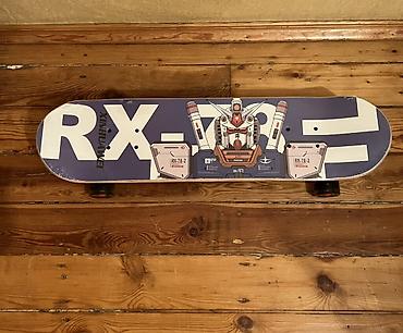 rulman: Skateboard – RX-78-2 temalı - Taxta: Klassik double-kick konkav — 2