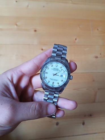 sahmat saati: İşlənmiş, Qol saatı, Rolex, rəng - Gümüşü — 1
