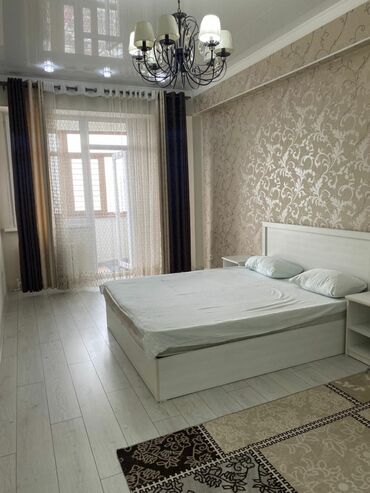 квартиры в кыргызстане: 1 комната, Душевая кабина, Постельное белье, Кондиционер