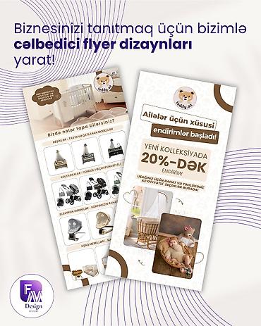 mx group insaat: Flayer/Broşur/Diklet Dizaynı Brendinizə uyğun Keyfiyyətli 2 üzlü — 4