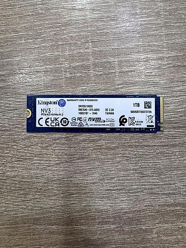 🔥 Kingston NV3 1TB PCIe 4.0 NVMe M.2 SSD Həcm: 1 TB İnterfeys lalafo.az -da 🔥 Kingston NV3 1TB PCIe 4.0 NVMe M.2 SSD Həcm: 1 TB İnterfeys