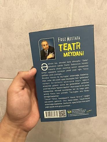 manqa kitab: Məhsul: Kitab – “Teatr Meydanı” Müəllif: Firuz Mustafa Janr: Detektiv — 2
