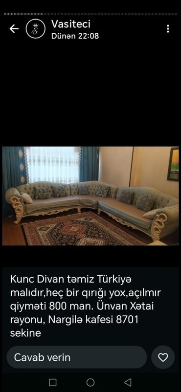 kafel metlax 2021: Künc divan