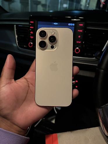 IPhone 16 Pro, Б/у, 256 ГБ, Desert Titanium, 89 % at lalafo.kg IPhone 16 Pro, Б/у, 256 ГБ, Desert Titanium, 89 %