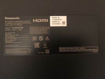 Televizorlar: Panasonic Smart TV – iri diaqonallı, nazik çərçivəli divara montaj — 14