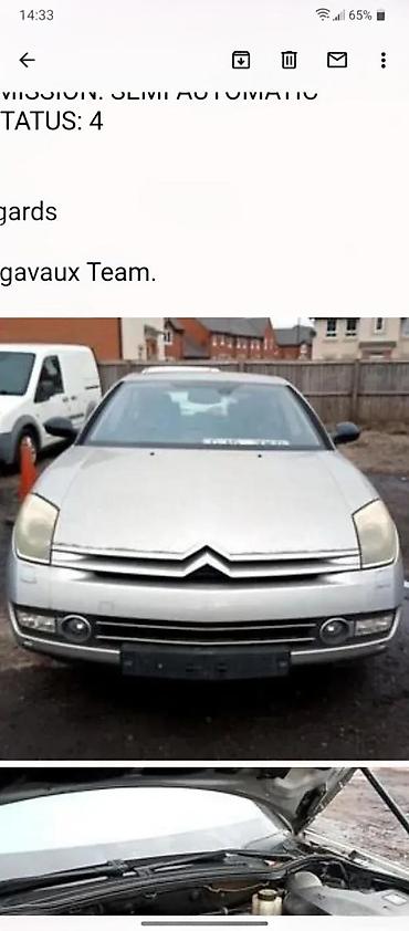 guma 6.50 16: HAUBA CITROEN C6 | Hauba predbja Citroen C6 u Srebrnoj EZR boji — 1