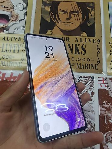 samsung m53: Samsung Galaxy A53 5G, Б/у, 256 ГБ, цвет - Голубой, 2 SIM, eSIM — 2