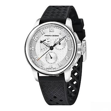 Ručni satovi: PAGANI DESIGN PD-1780 - 40mm - Bela - Seiko VK88 Potpuno nov muški — 8