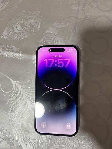 islənmis notebook satisi: IPhone 14 Pro, Deep Purple, Face ID — 1