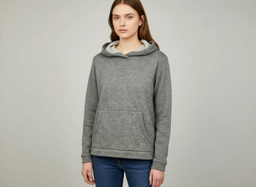echo ubrania: H&M, Bluza z kapturem damska, rozmiar S