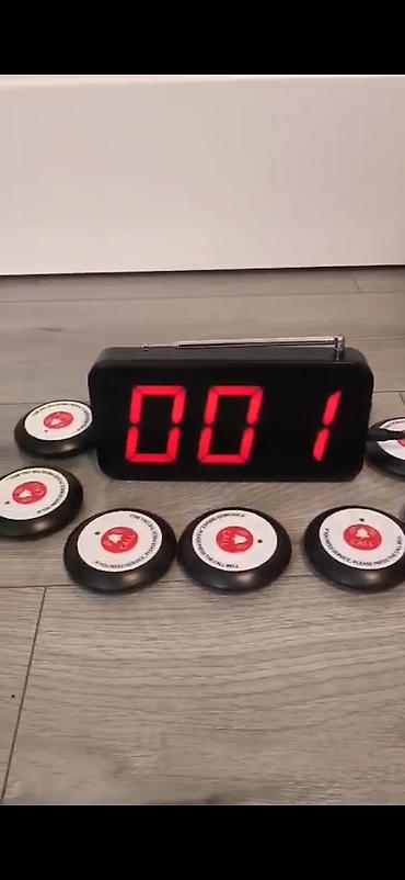 Оборудование для ресторанов, кафе: Restoran/kafe üçün simsiz “call bell” sistemi Məhsulun tərkibi: - LED — 1