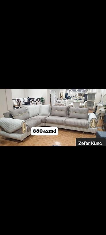 zəfər mebel: Zəfər Künc divan dəsti - L formalı künc divanı, geniş oturma sahəsi - — 1