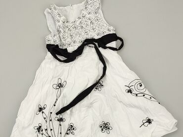 zlota sukienka dluga: Sukienka, 5-6 lat, 110-116 cm, stan - Dobry