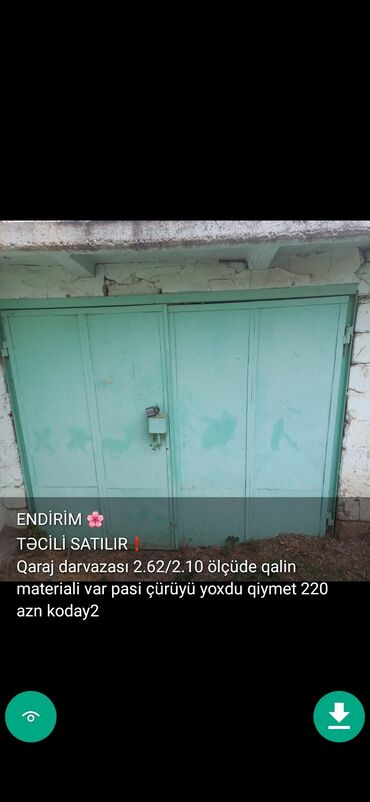 Həyət darvazaları: Darvazalar qapilar şekillerde qiymətler məlumatlar unvan qeyd olunub — 16