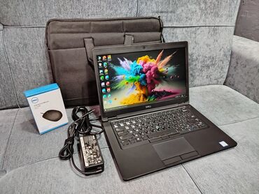 ноутбук китайский: Ноутбук, Dell, 16 ГБ ОЗУ, Intel Core i5, 14 ", Б/у, Для работы, учебы, память SSD