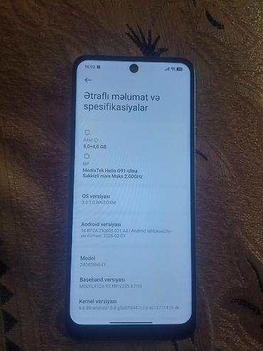 mikro maks: Redmi 13, 256 GB, rəng - Mavi, Face ID — 3