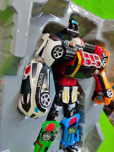 Другие товары для детей: Тобот Магма 6 большой робот игрушка🌟 Комплектация товара: 6 машинок — 6