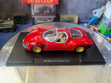 Avtomobil modelləri: Alfa Romeo, 1967 il, 1:24, Dəmir, Ödənişli çatdırılma — 16