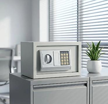 Seyflər: Elektron şifrəli metal seyf - Güclü polad konstruksiya, ev və ofis — 3