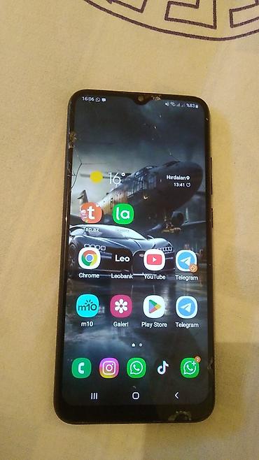 samsung a02s: Samsung Galaxy A02 S, 32 GB, rəng - Qara, Qırıq — 1