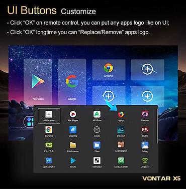 Aksesoari za TV i video: Android boks Vontar X5- S905X5M- 4/64GB DDR4- Android 14 Garancija na — 4