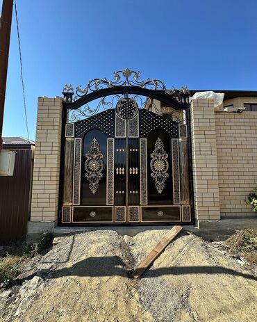 Həyət darvazaları: Metal EN MMC olaraq istədiyiniz forma və ölçüde demir işlerinin -da lalafo.az — 15 Həyət darvazaları: Metal EN MMC olaraq istədiyiniz forma və ölçüde demir işlerinin — 15