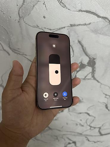 Уюлдук телефондор жана аксессуарлар: IPhone 16 Pro, Колдонулган, 256 ГБ, Matte Gold, Куту, 86 % — 7